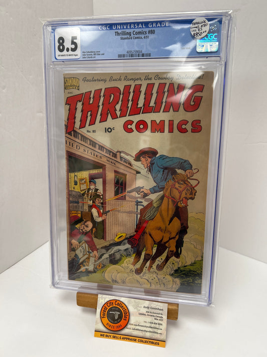 Thrilling Comics #80 (OFF-White To White Pages) {CGC 8.5}