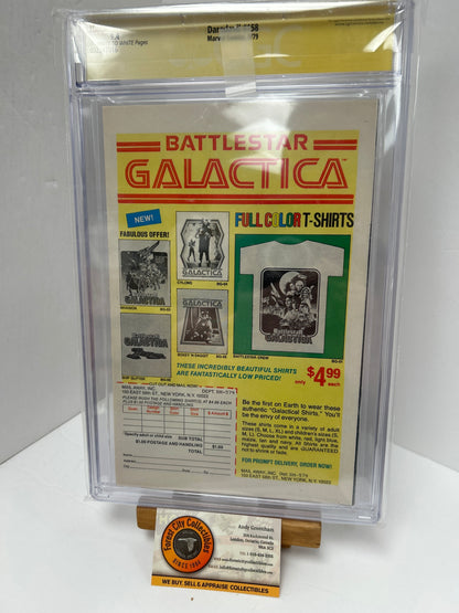 Daredevil #158 (Off-White to White Pages) {CGC 9.4} Signed By Stan Lee, Klaus Janson & Joe Rubinstein