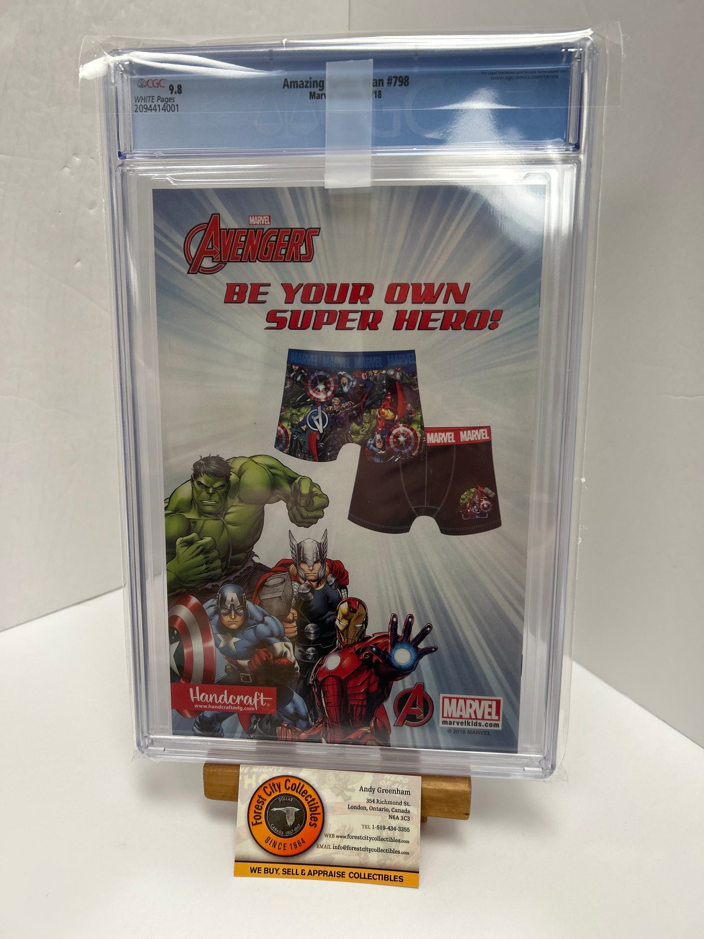 Amazing Spider-man #798 (White Pages) {CGC 9.8}