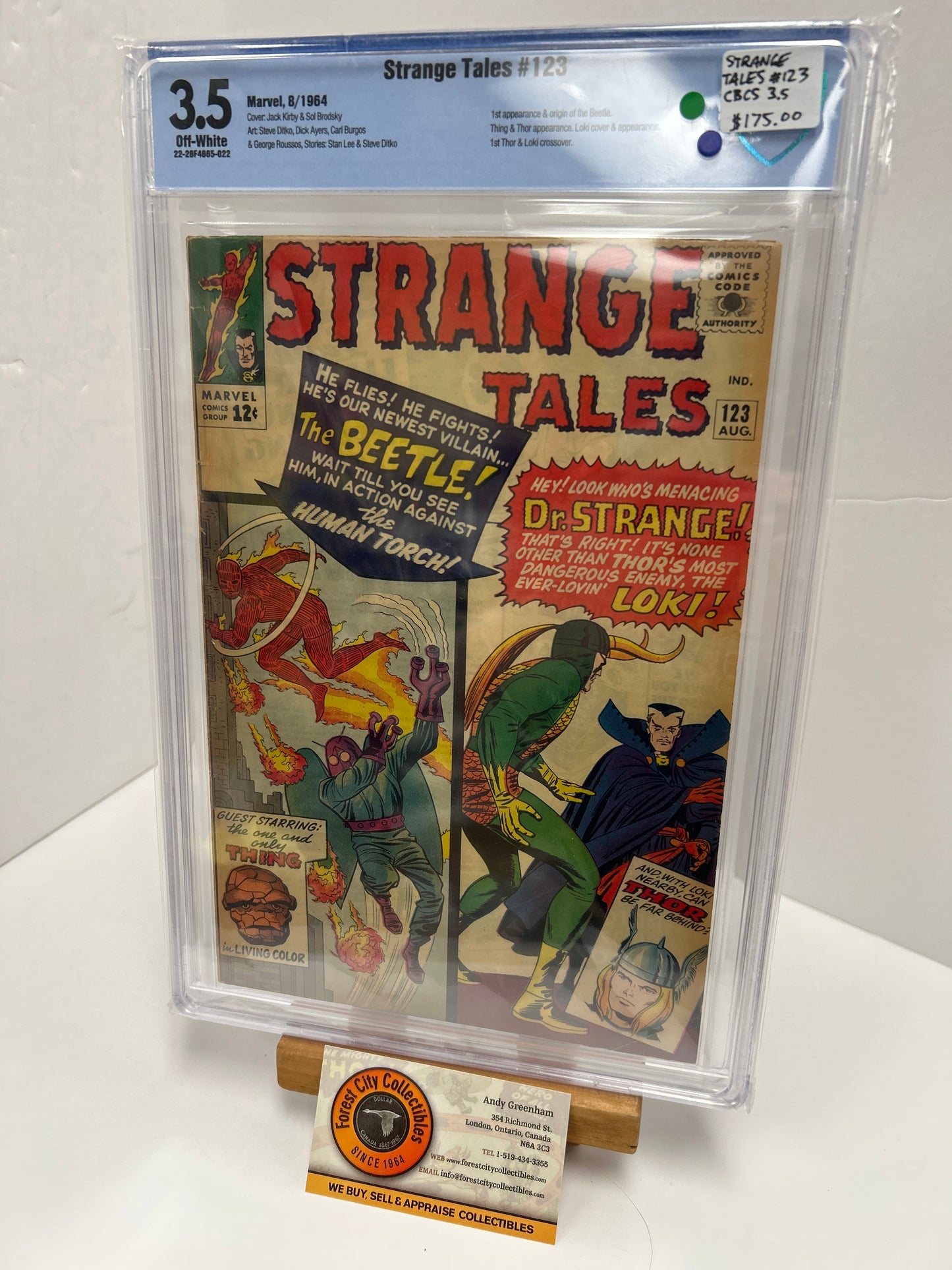 Strange Tales #123 (Off-White) {CBCS 3.5}