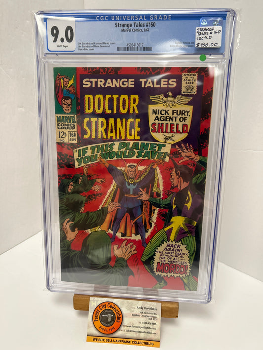 Strange Tales #160 (White Pages) {CGC 9.0}