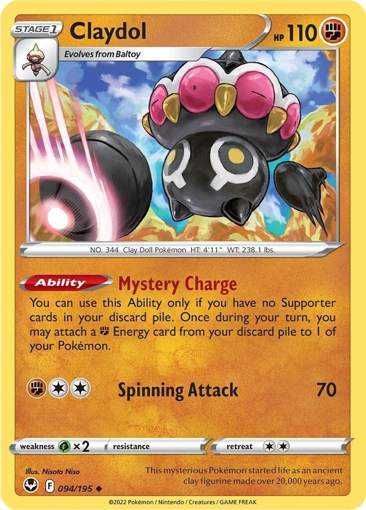 Image for Claydol (094/195) (SWSH12) - Pokemon