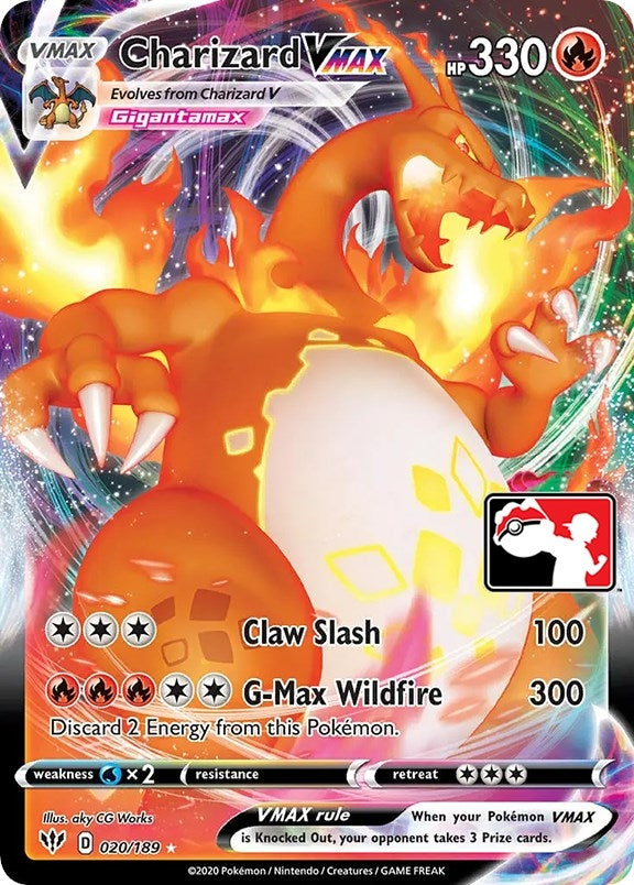 Image for Charizard VMAX (020/189) - Pokemon