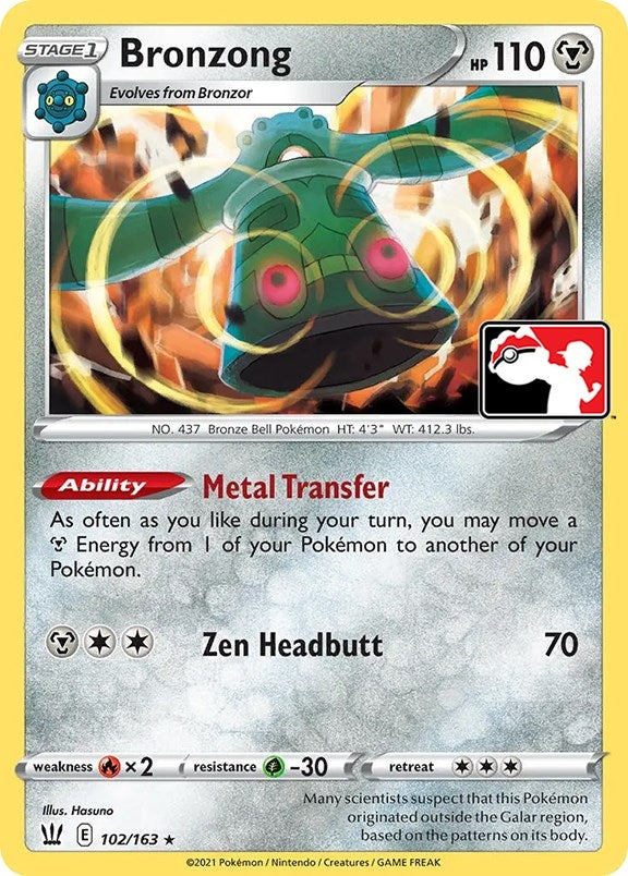 Image for Bronzong (102/163) - Pokemon