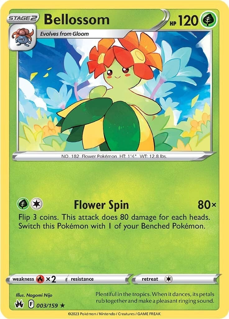 Image for Bellossom (003/159) (CRZ) - Pokemon