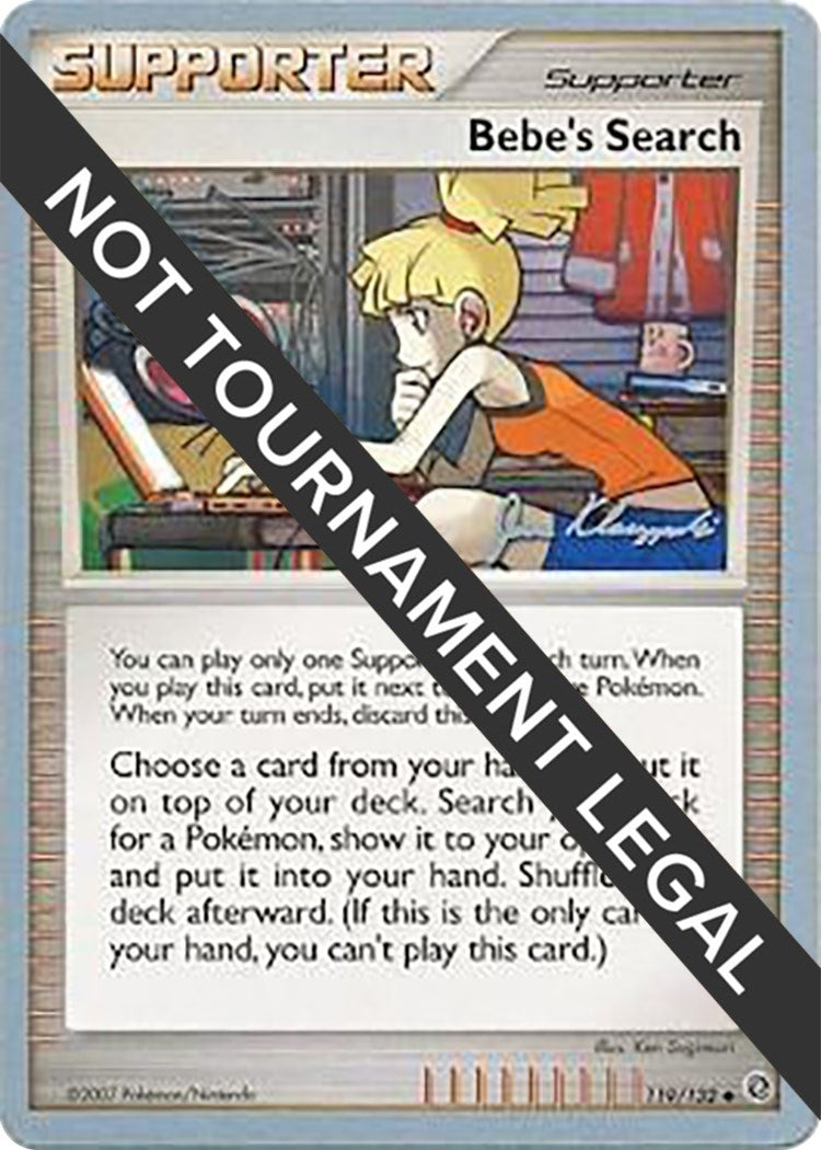 Image for Bebe's Search - 2008 (Jason Klaczynski) (119/132) (WCD) - Pokemon