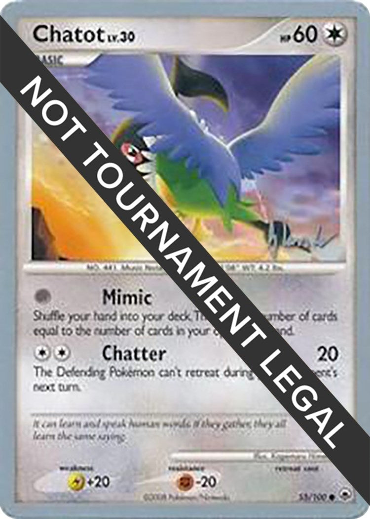 Image for Chatot - 2008 (Dylan Lefavour) (55/100) (WCD) - Pokemon