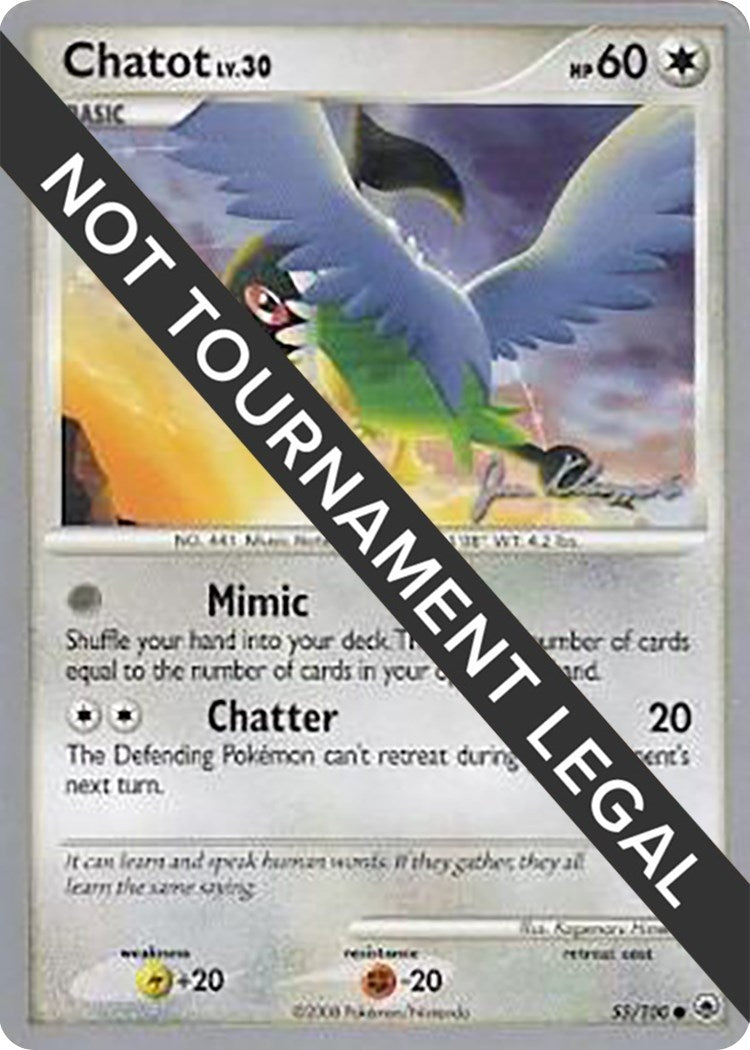 Image for Chatot - 2008 (Jason Klaczynski) (55/100) (WCD) - Pokemon
