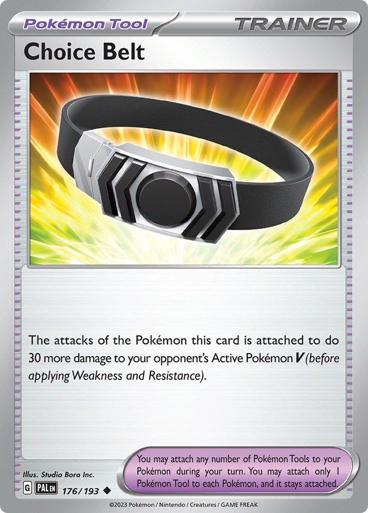 Image for Choice Belt (176/193) (PAL) - Pokemon