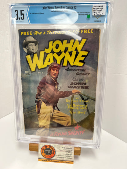 John Wayne Adventure Comics #3 (OFF-White/White) {CBCS 3.5}
