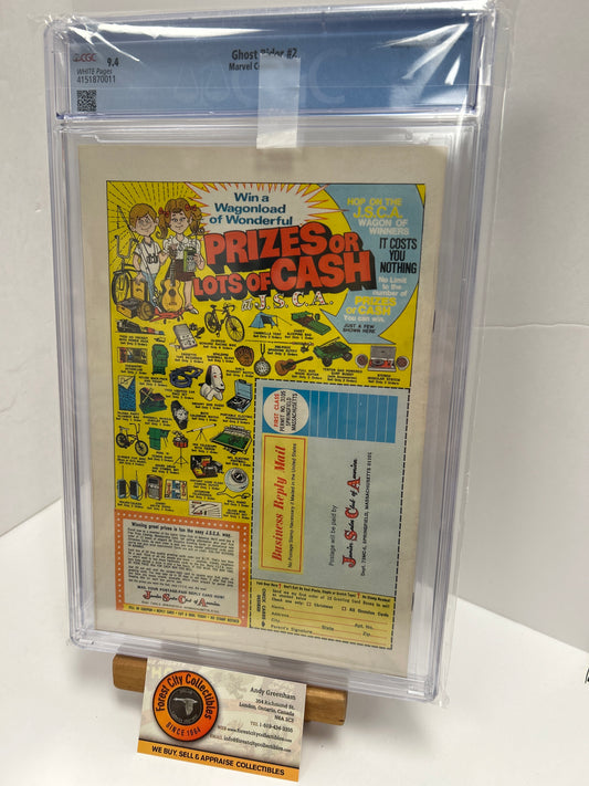 Ghost Rider #2 (White Pages) {CGC 9.4}