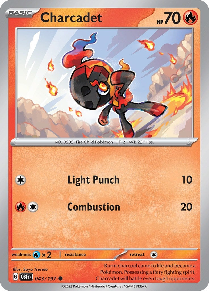 Image for Charcadet (043/197) (OBF) - Pokemon