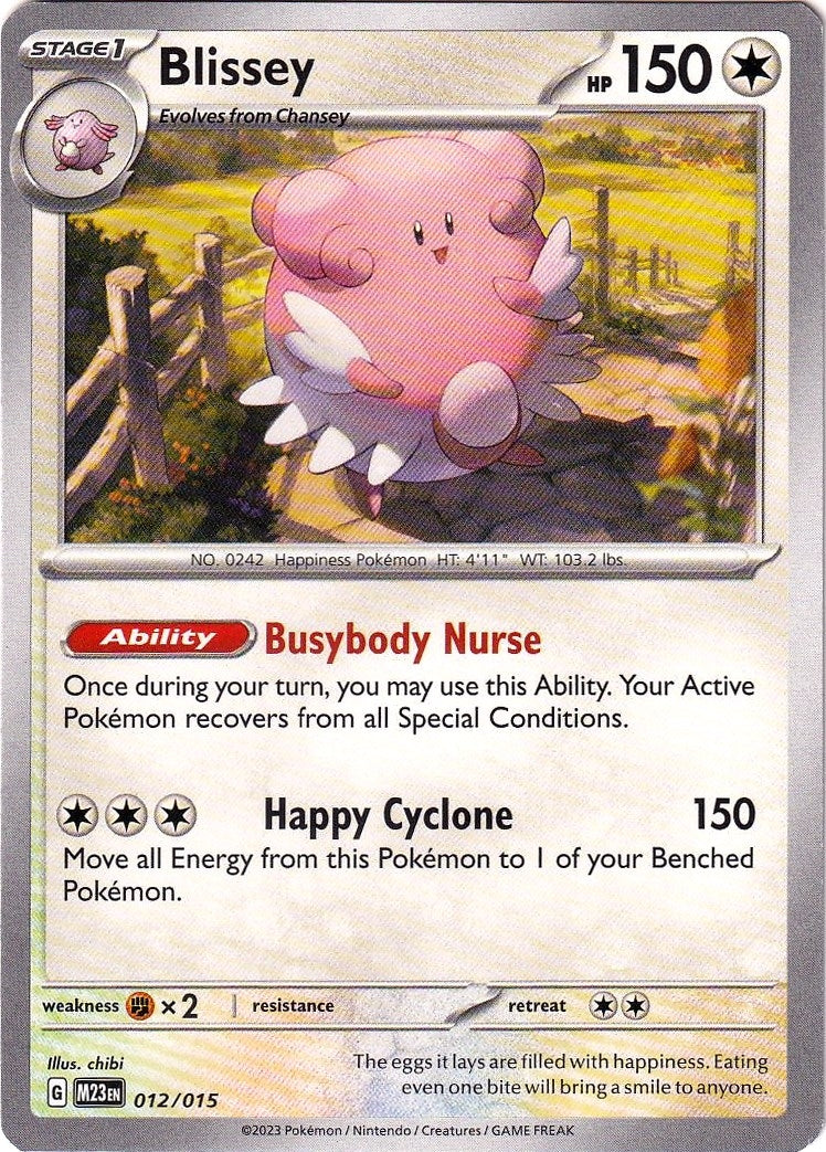 Image for Blissey (012/015) (M23) - Pokemon