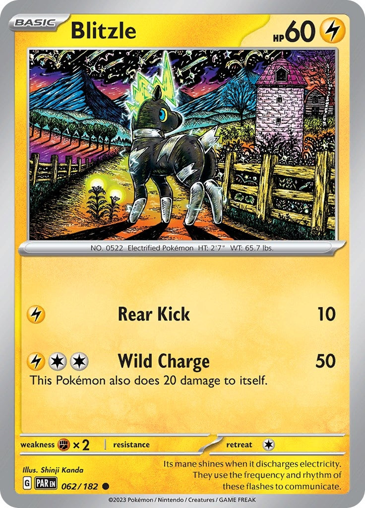 Image for Blitzle (062/182) (PAR) - Pokemon