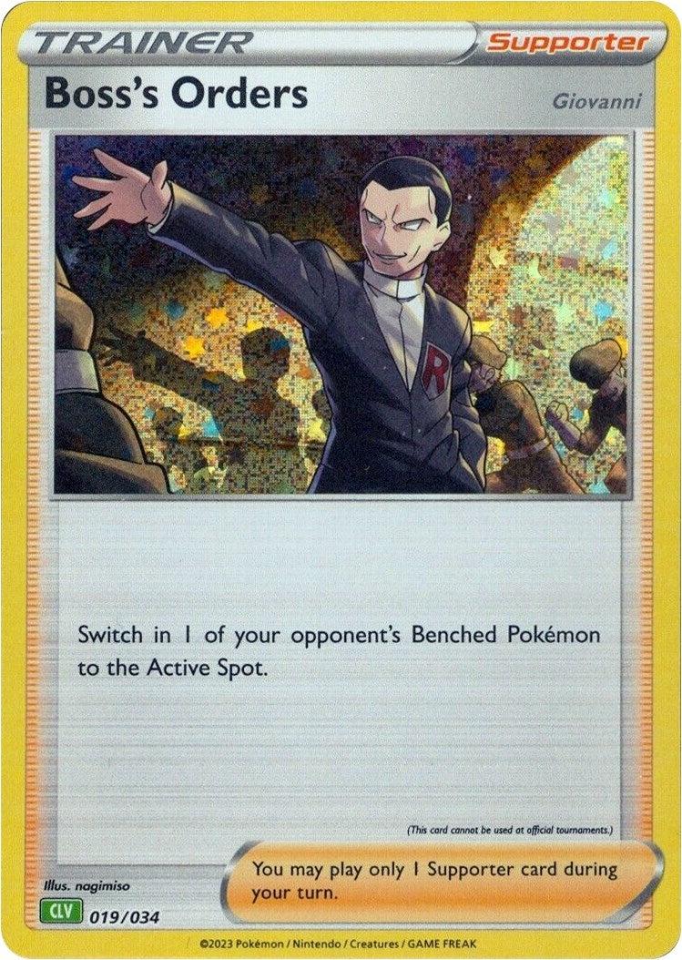 Image for Boss's Orders (CLV) (019/034) (CL) - Pokemon