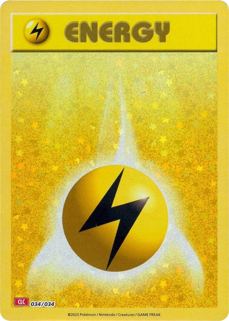 Image for Basic Lightning Energy (034/034) (CL) - Pokemon