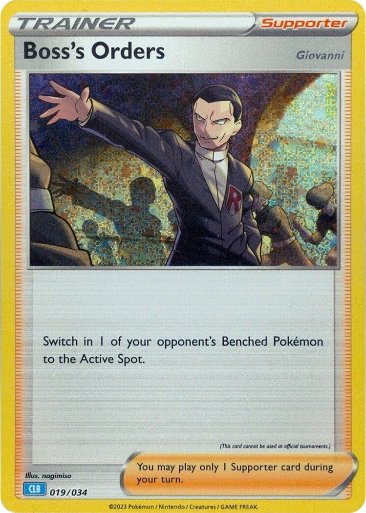 Image for Boss's Orders (CLB) (019/034) (CL) - Pokemon