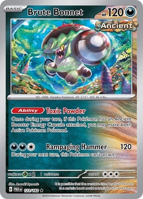 Image for Brute Bonnet - 123/182 (Cosmos Holo) (123/182) (MCAP) - Pokemon