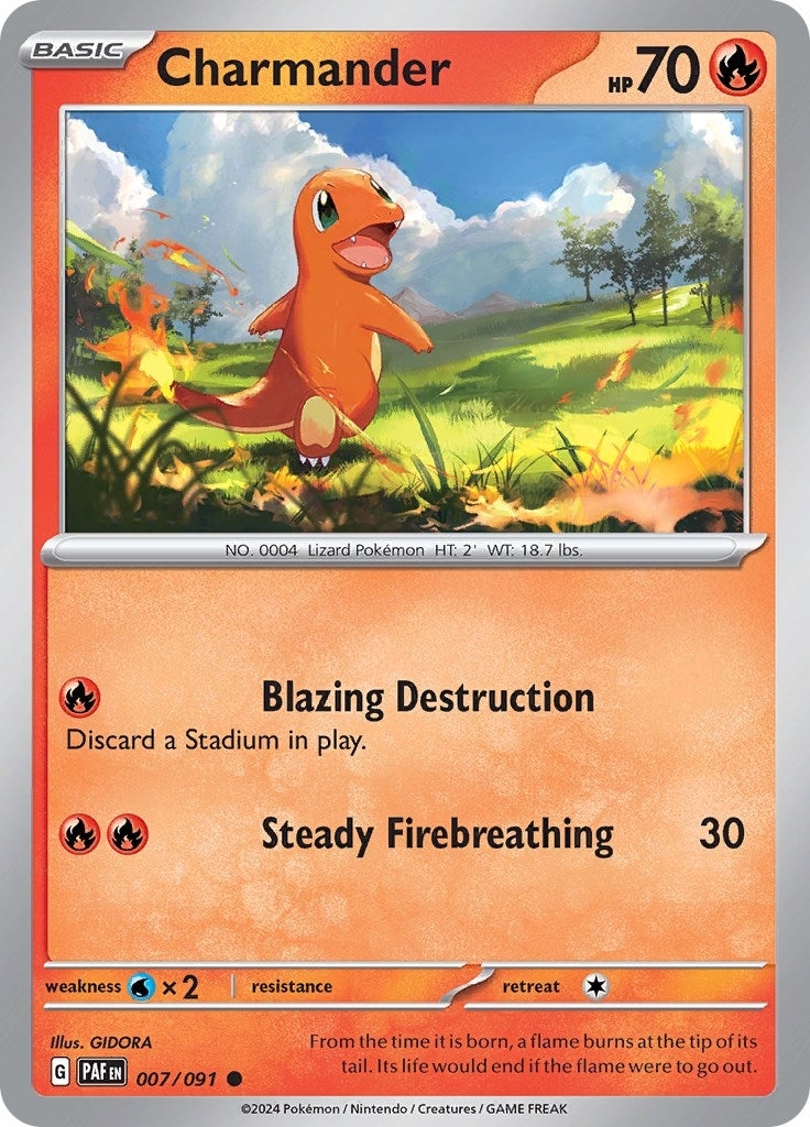 Image for Charmander (007/091) (PAF) - Pokemon