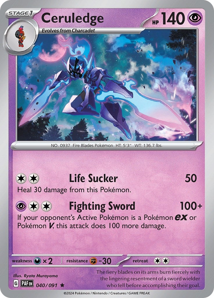 Image for Ceruledge (040/091) (PAF) - Pokemon