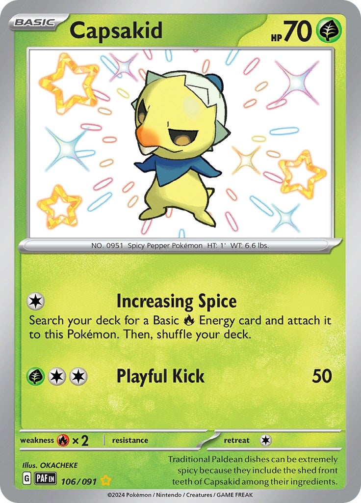 Image for Capsakid (106/091) (PAF) - Pokemon