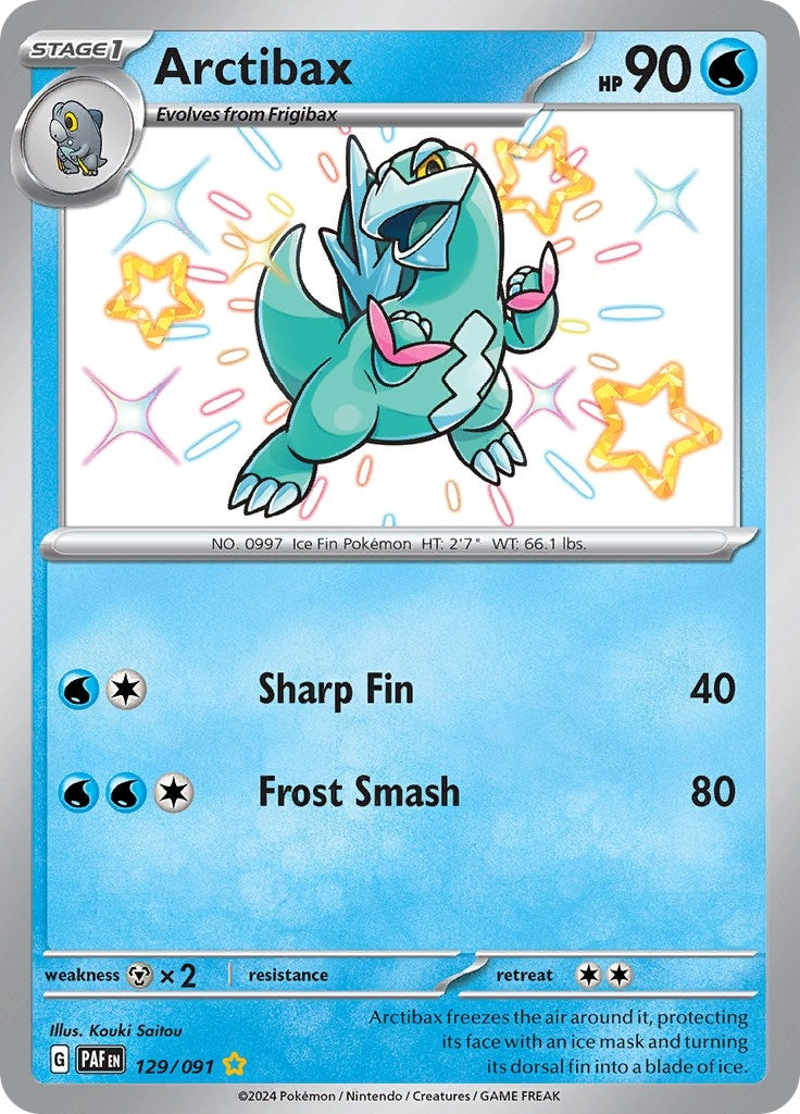 Image for Arctibax (129/091) (PAF) - Pokemon