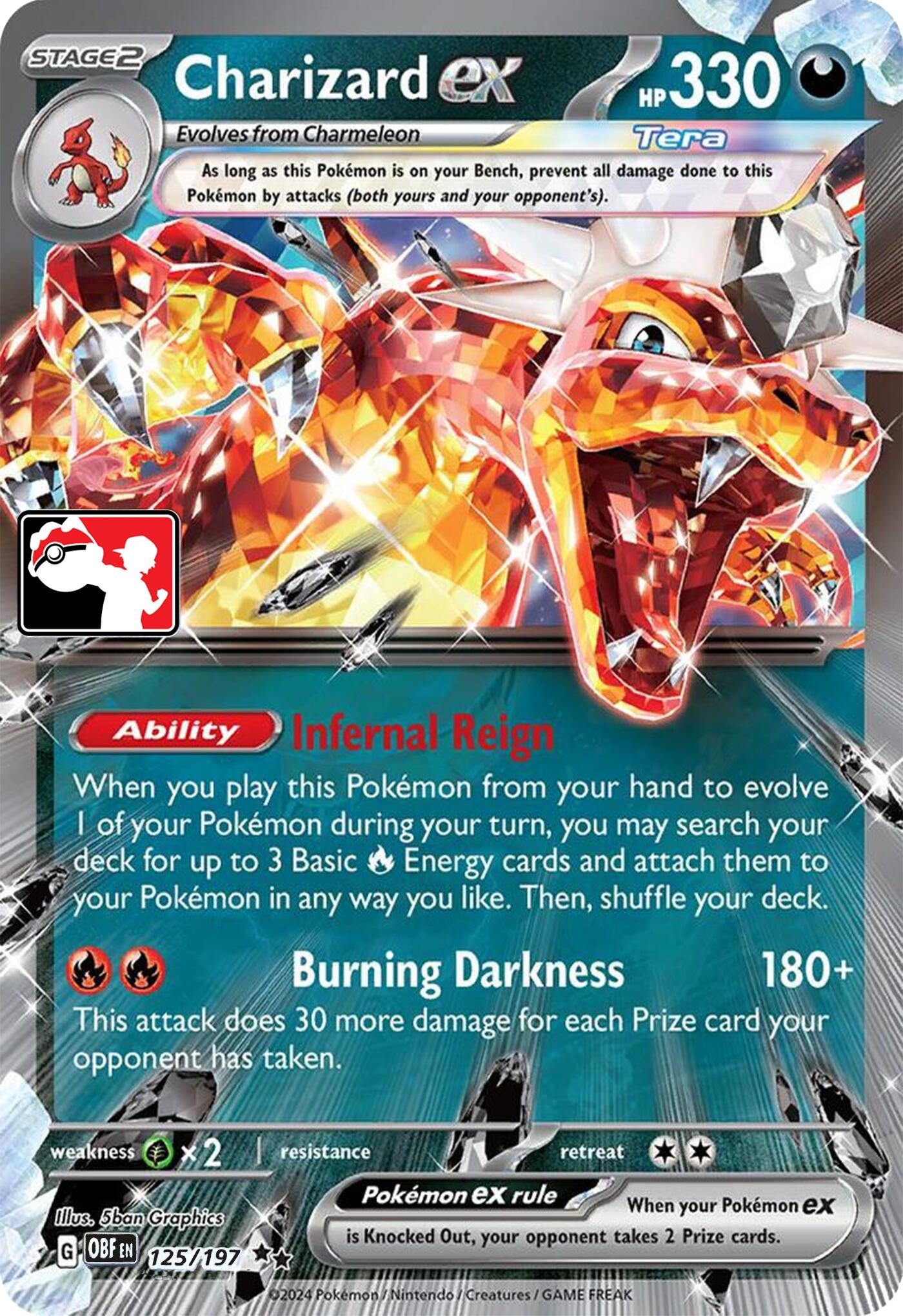 Image for Charizard ex (125/197) - Pokemon