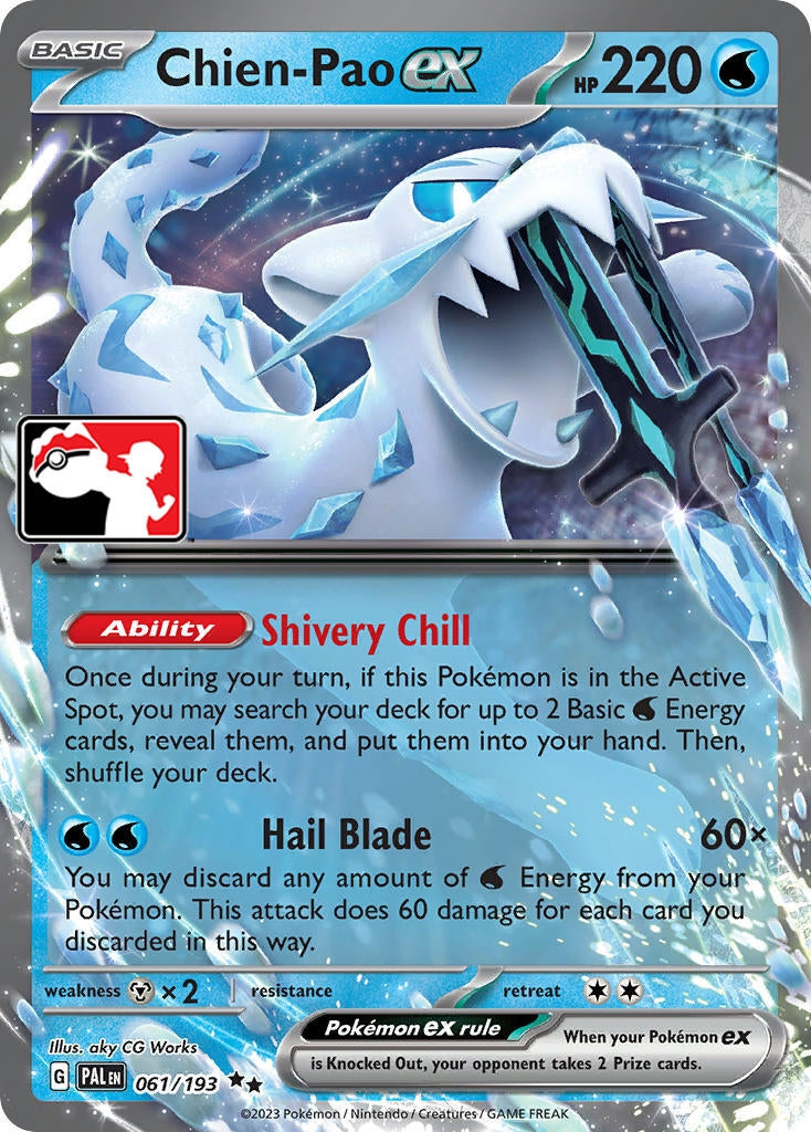 Image for Chien-Pao ex (061/193) - Pokemon