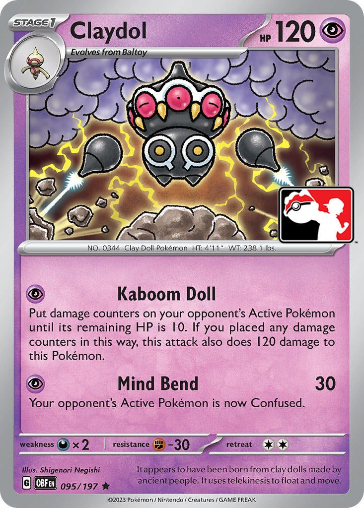 Image for Claydol (095/197) - Pokemon
