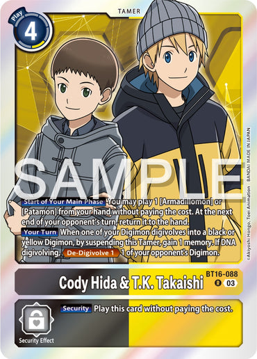 Cody Hida & T.K. Takaishi [BT16-088] [Beginning Observer]