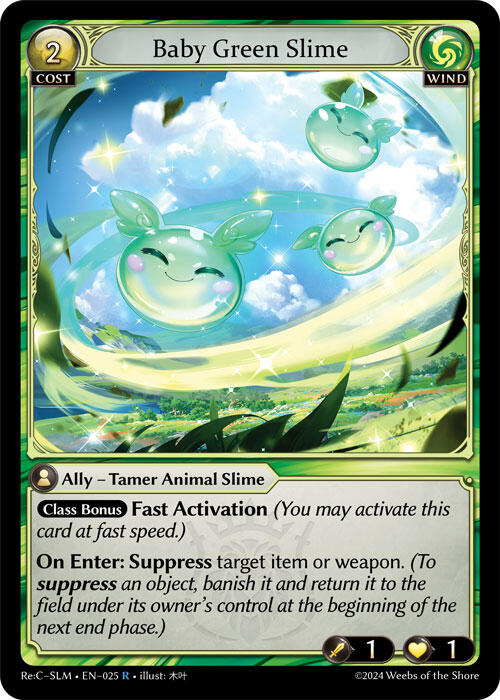 Baby Green Slime (025) [Silvie Re:Collection, Slime Sovereign]