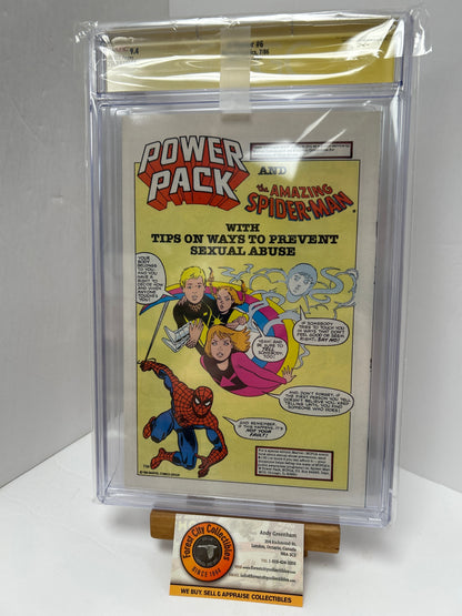 X-Factor #6 (White Pages) {CGC 9.4} Signed By Joe Rubinstein