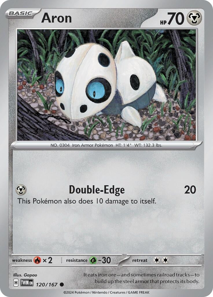 Image for Aron (120/167) (TWM) - Pokemon
