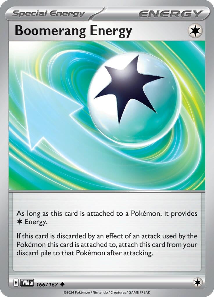 Image for Boomerang Energy (166/167) (TWM) - Pokemon
