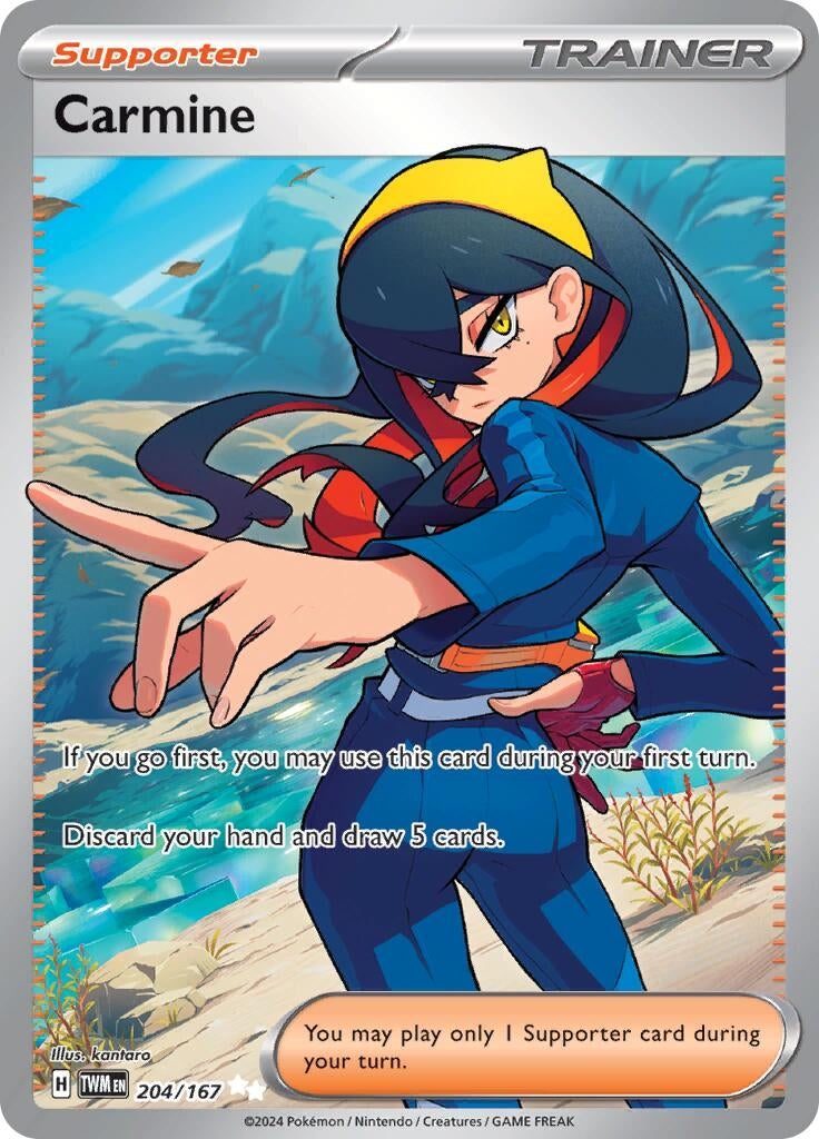 Image for Carmine (204/167) (TWM) - Pokemon