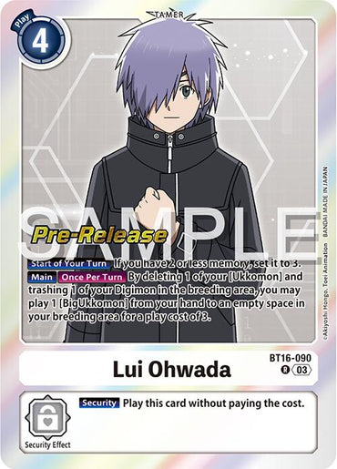 Lui Ohwada [BT16-090] [Beginning Observer Pre-Release Promos]