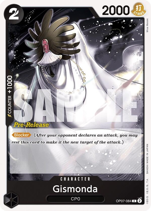 Image for Gismonda (OP07-084) (OP07 PRE) - One Piece Card Game