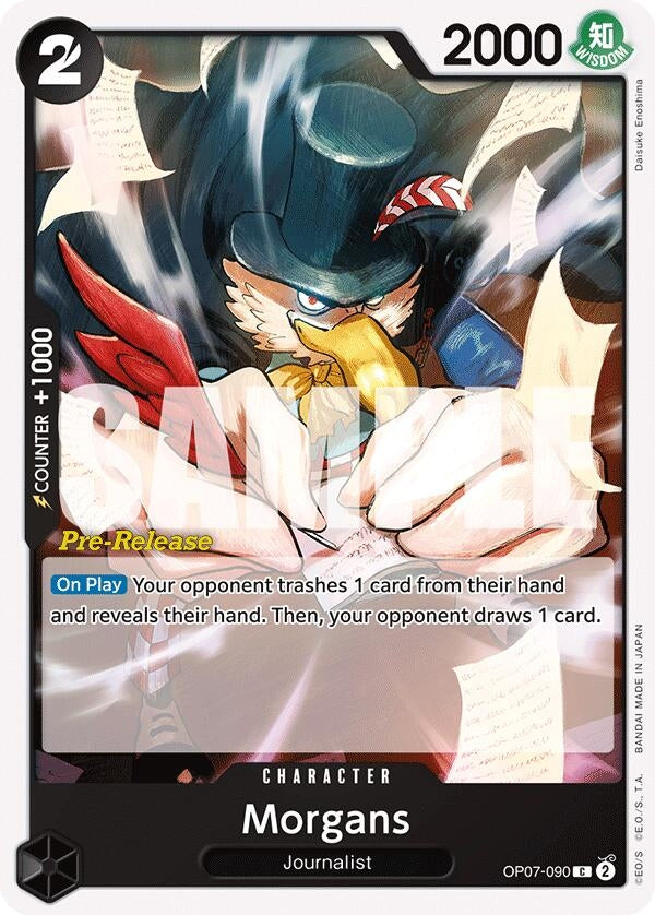 Image for Morgans (OP07-090) (OP07 PRE) - One Piece Card Game