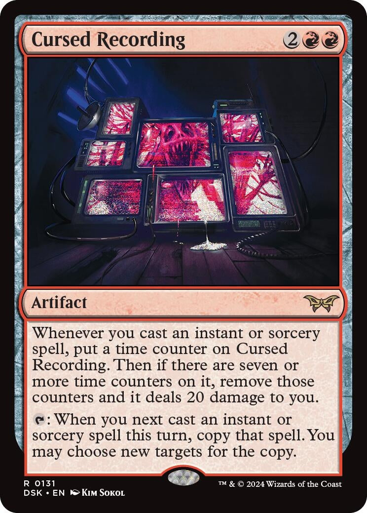 Image for Cursed Recording (0131) (131) (DSK) - Magic: The Gathering