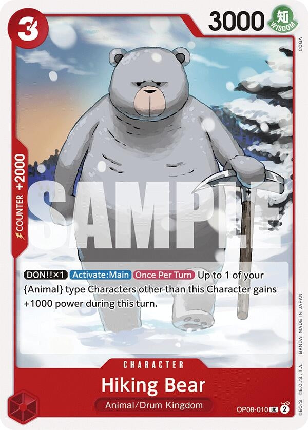 Image for Hiking Bear (OP08-010) (OP08) - One Piece Card Game