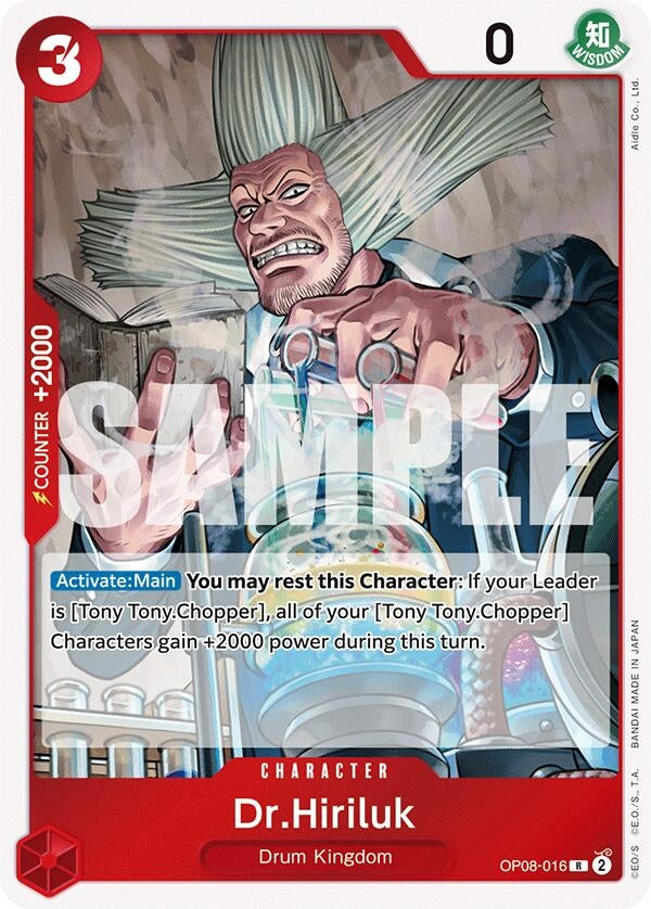 Image for Dr.Hiriluk (OP08-016) (OP08) - One Piece Card Game