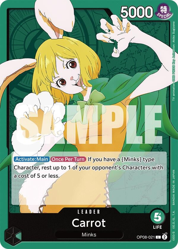 Image for Carrot (021) (OP08-021) (OP08) - One Piece Card Game