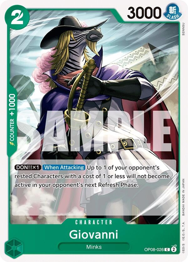 Image for Giovanni (OP08-026) (OP08) - One Piece Card Game