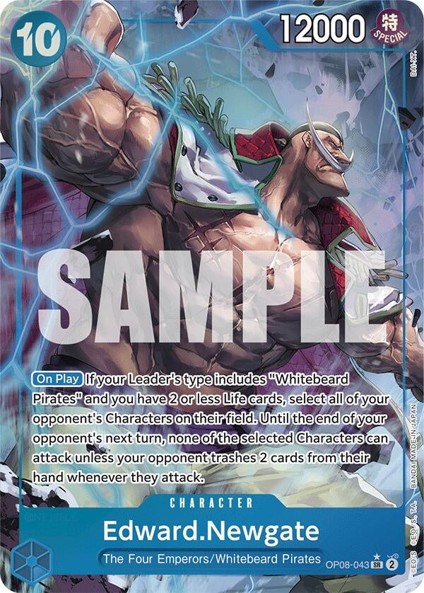 Image for Edward.Newgate (Parallel) (OP08-043) (OP08) - One Piece Card Game