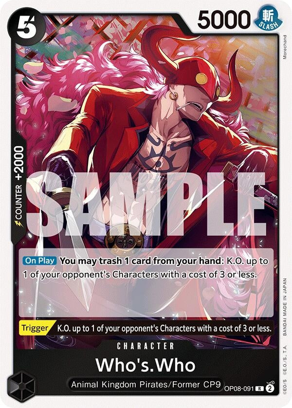 Image for Who's.Who (OP08-091) (OP08) - One Piece Card Game