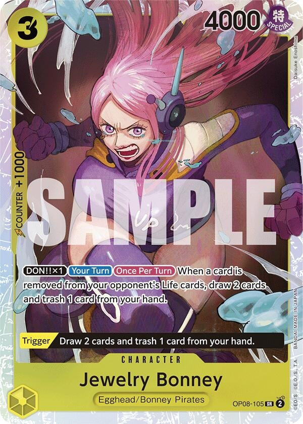 Image for Jewelry Bonney (OP08-105) (OP08) - One Piece Card Game