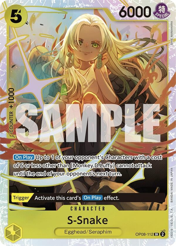 Image for S-Snake (OP08-112) (OP08) - One Piece Card Game