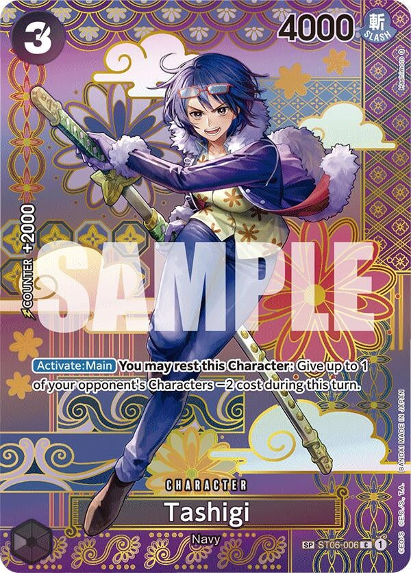 Image for Tashigi (SP) (ST06-006) (OP08) - One Piece Card Game