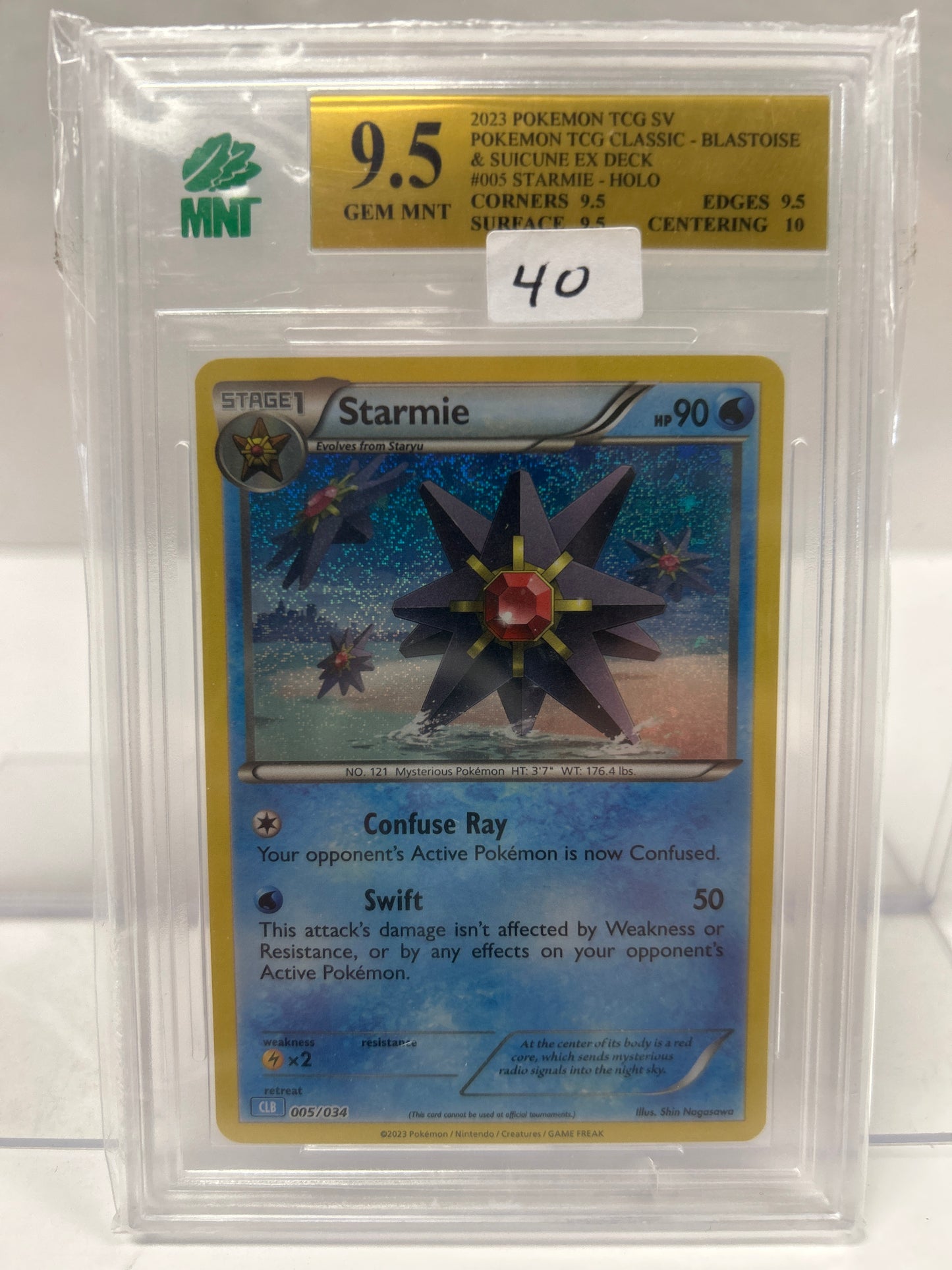 Starmie 2023 005/034 - MNT (9.5)