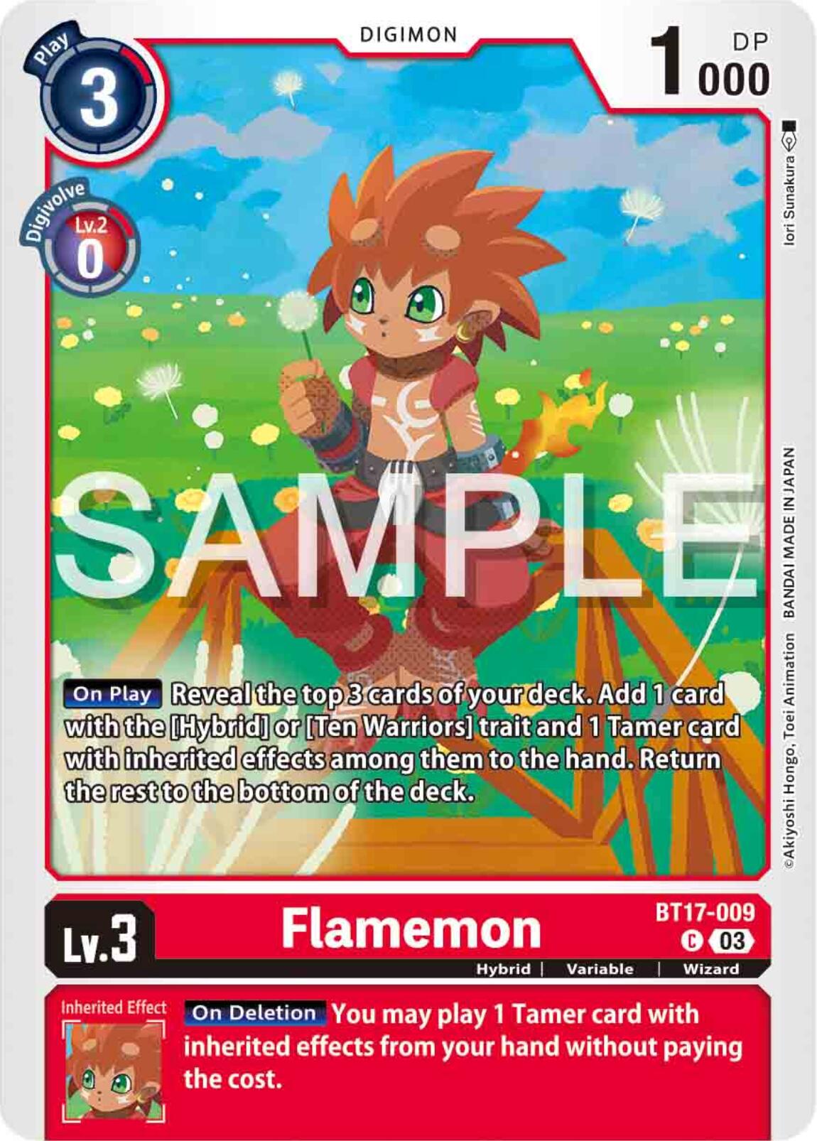 Flamemon [BT17-009] [Secret Crisis]
